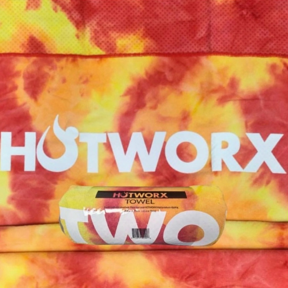 NEW Hotworx Limited Edition Tie Dye Non Slip Yoga Towel